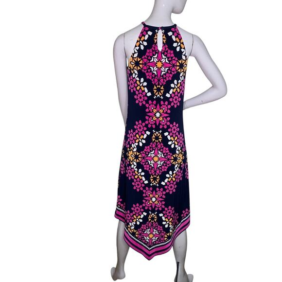 INC International Concept Halter Sleeveless Dress Geometric Print Size S - Picture 7 of 12